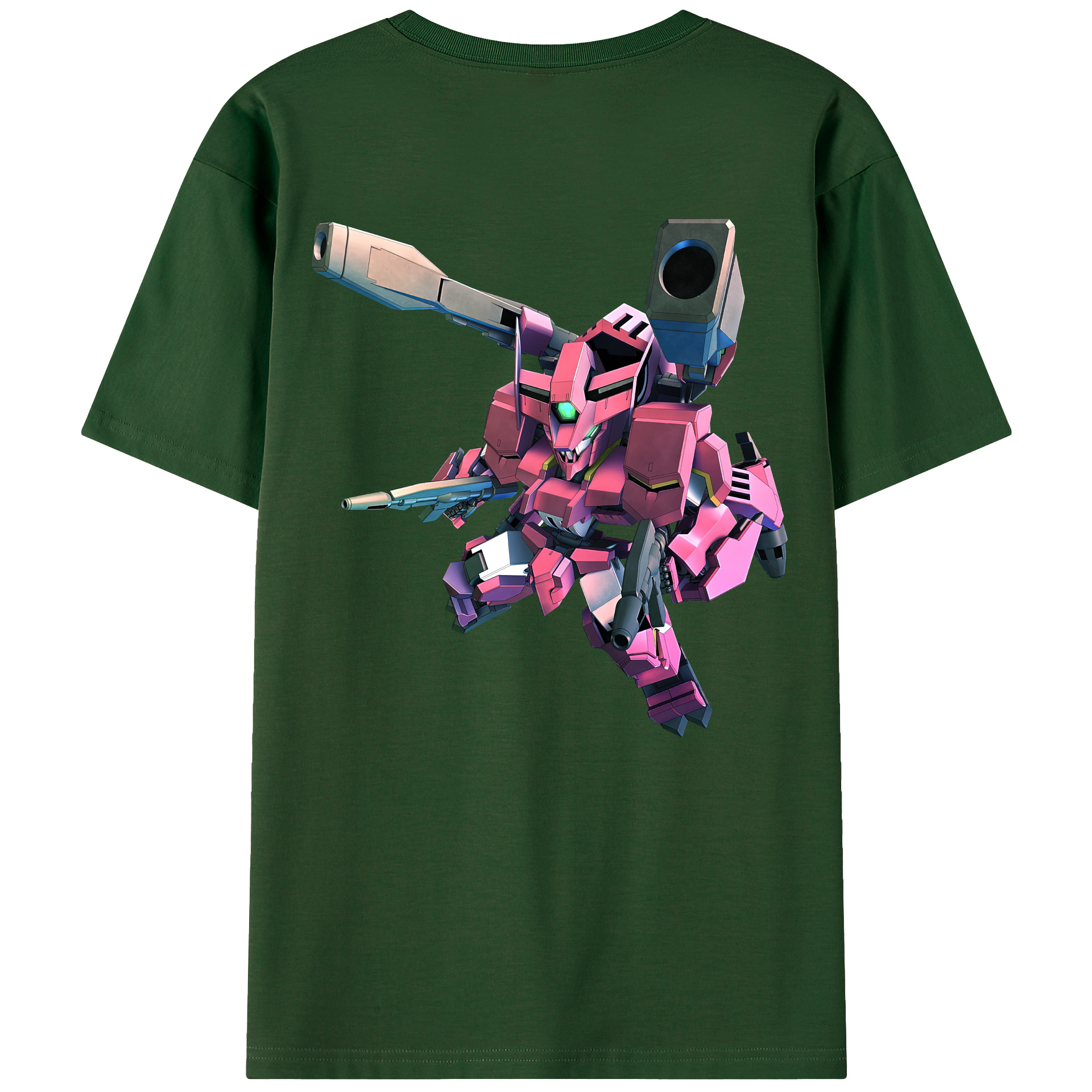 （画像用） 機動戦士ガンダム Mobile Suit Gundam 綿100％半袖Tシャツ（背面プリント）